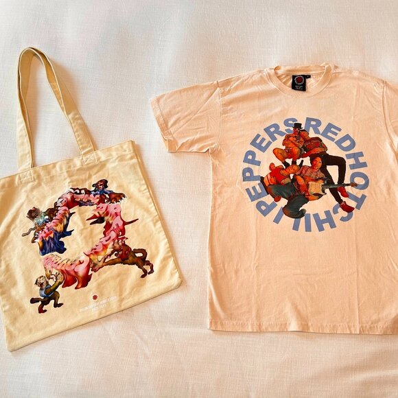 Red Hot Chili Peppers T-Shirt & Tote - Picture 1 of 6